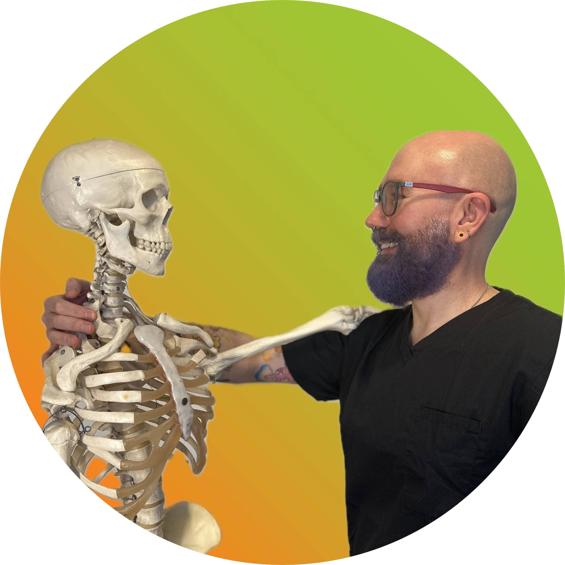 Edward Bateman Osteopath with Gerrie